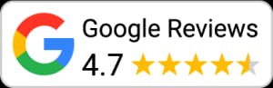 Google Reviews 4.7 stars